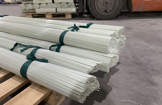 Smooth FRP Shed Rod สำหรับรองรับอุโมงค์เรือนกระจกทางการเกษตร