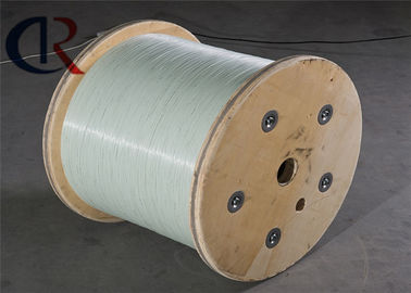 สายไฟเบอร์ออปติก FRP Strength สมาชิกกลาง 0.4 มม. - 5.0 มม. เส้นผ่าศูนย์กลาง 50.4 กม. / รีล